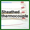 Sheathed thermocouple